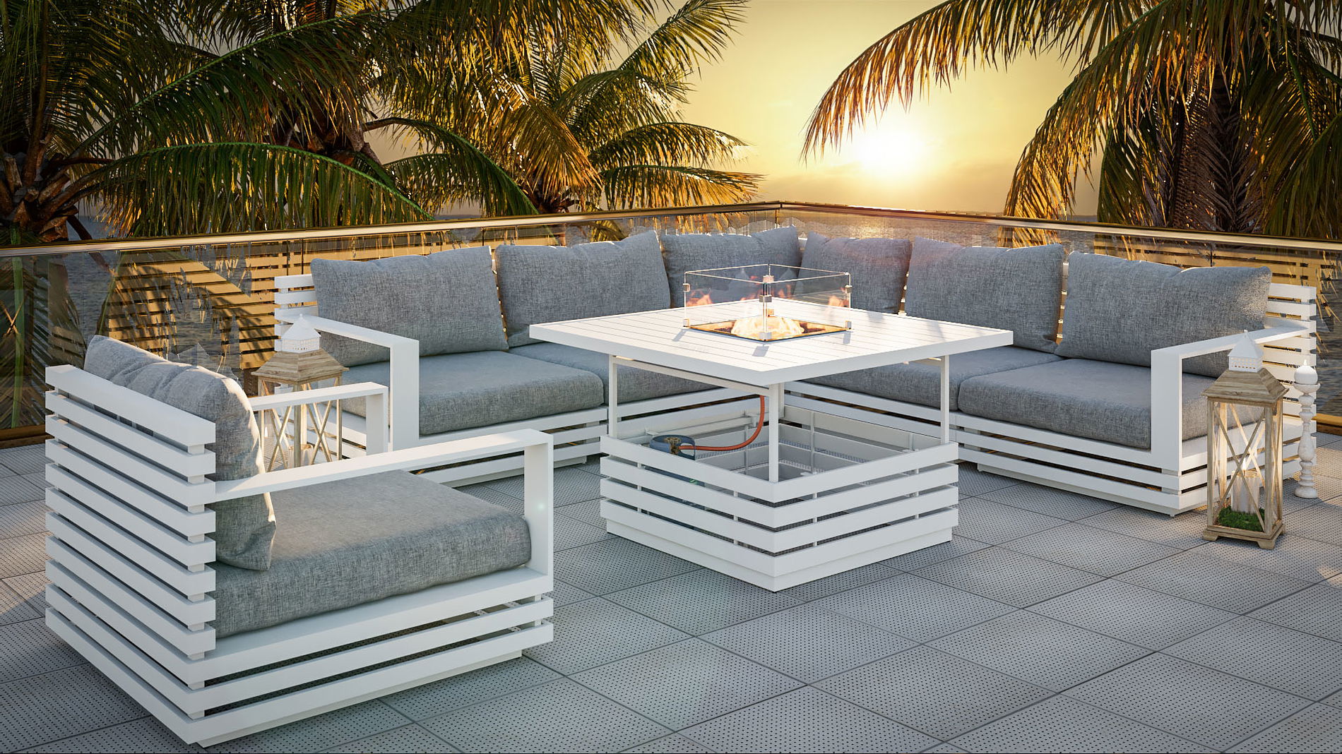 RN-1L con focolare da tavolo