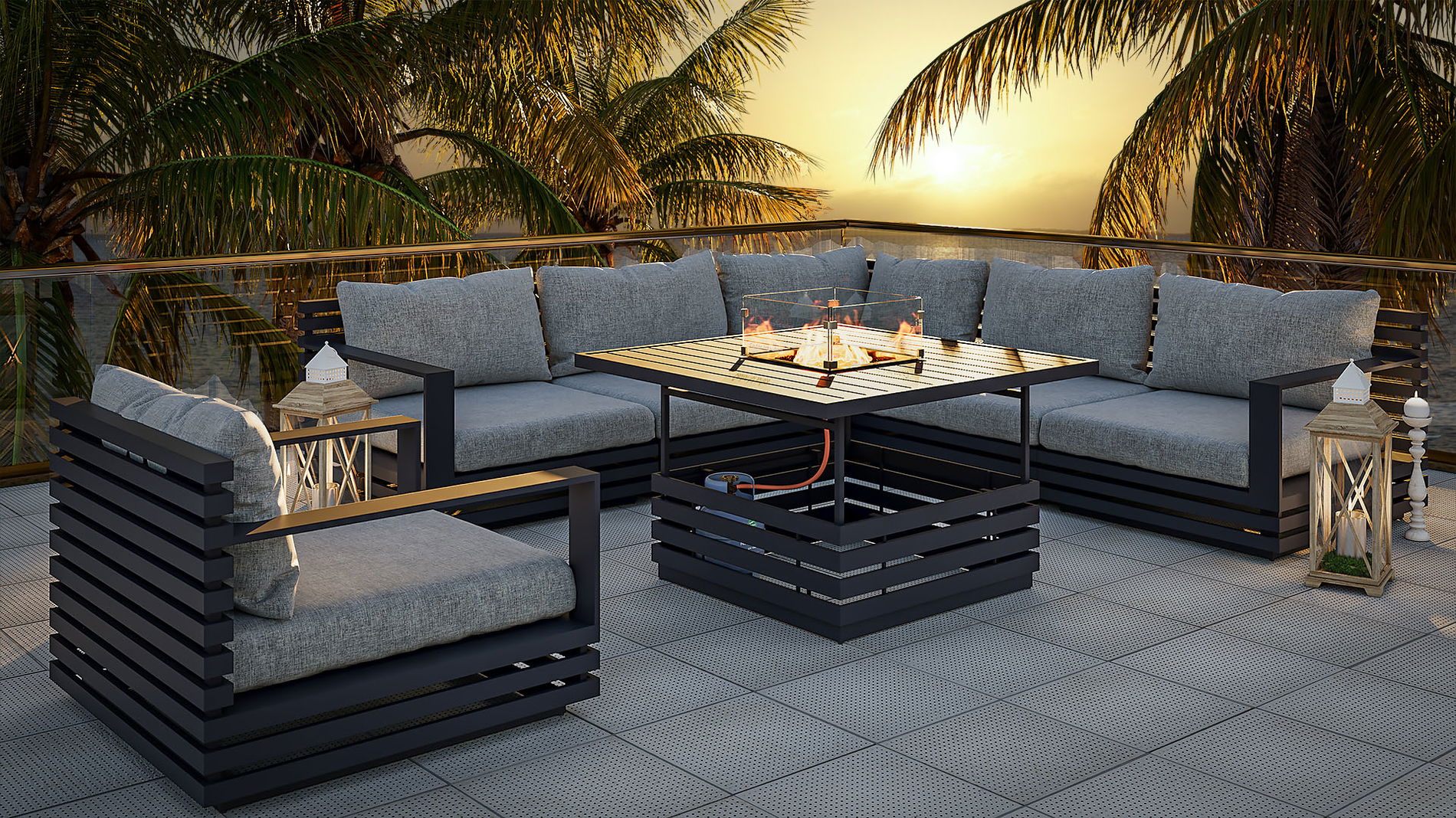 RN-1L con focolare da tavolo