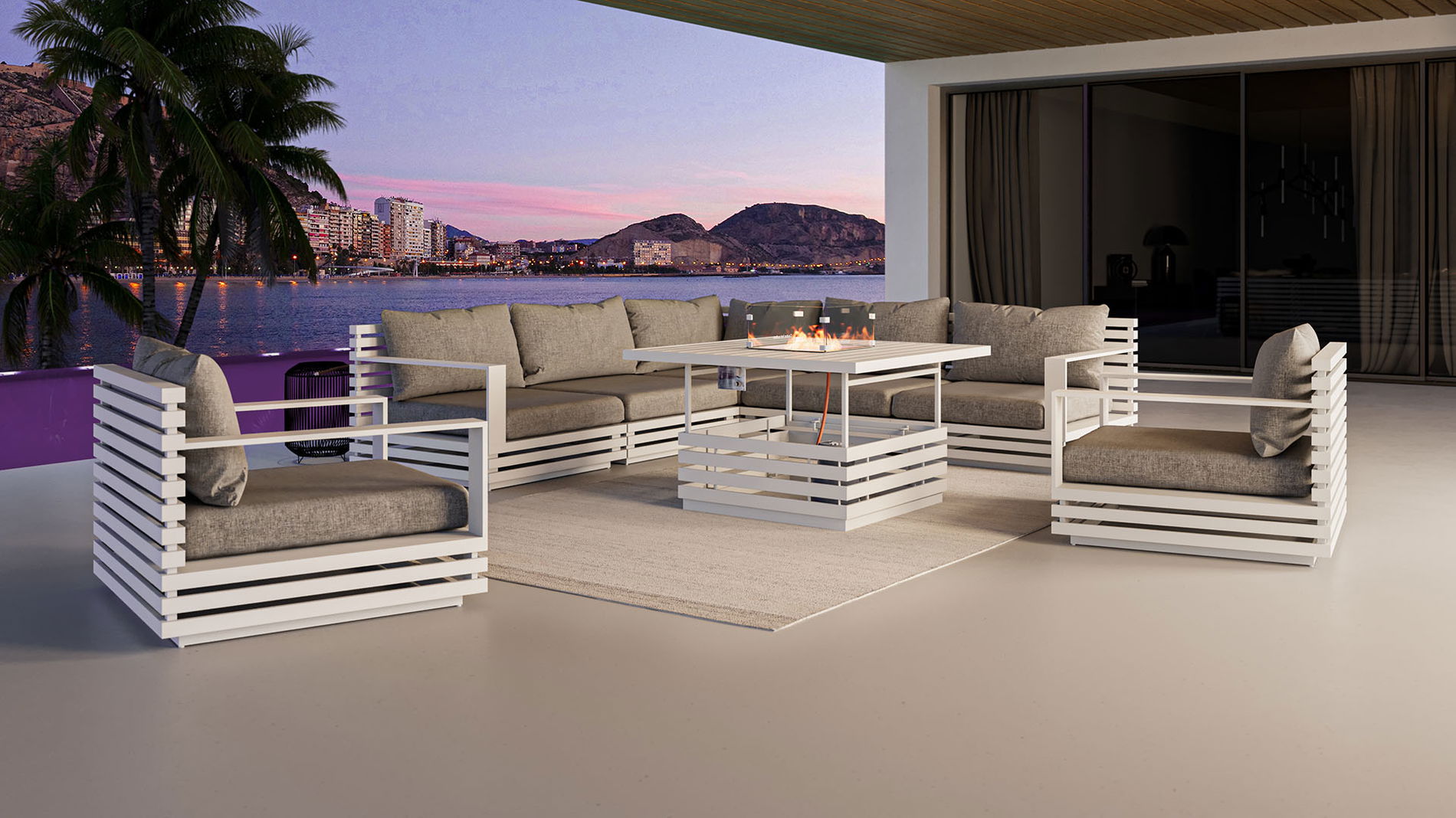 RN-1 XL con focolare da tavolo