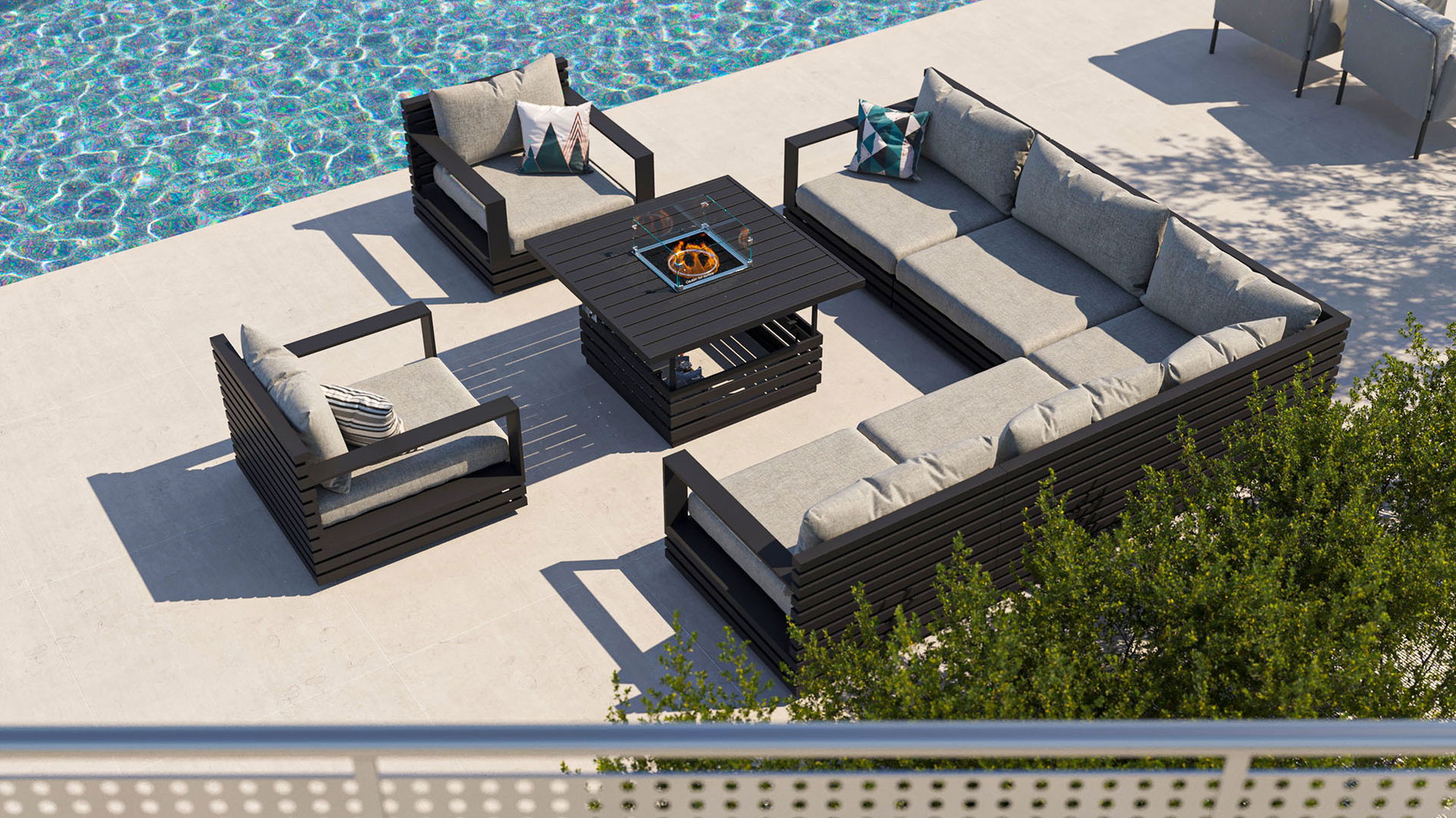 RN-1 XL con focolare da tavolo