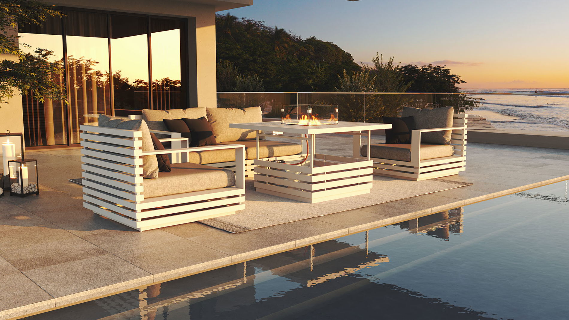 RN-4 S con focolare da tavolo