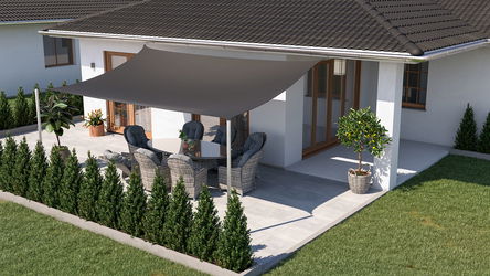 Tenda da sole rettangolare - 3x5m