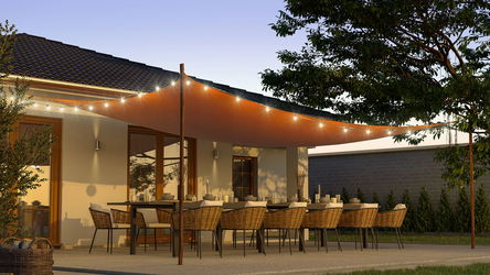 Tenda da sole rettangolare - 4,5x7m