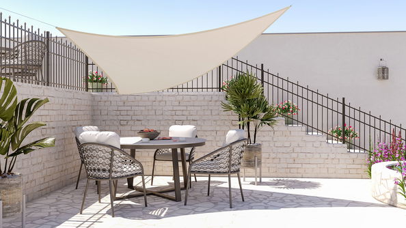 Tenda da sole triangolare - 3m