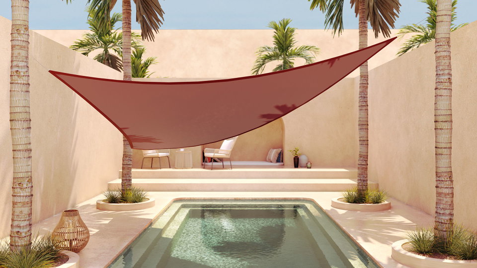 Tenda da sole triangolare - 4,5m