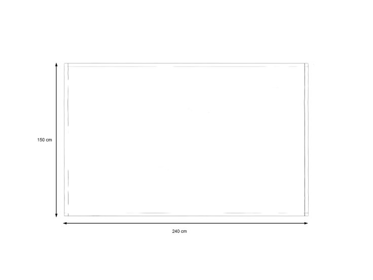 Dimensioni del prodotto - Tovaglia 240*150 cm