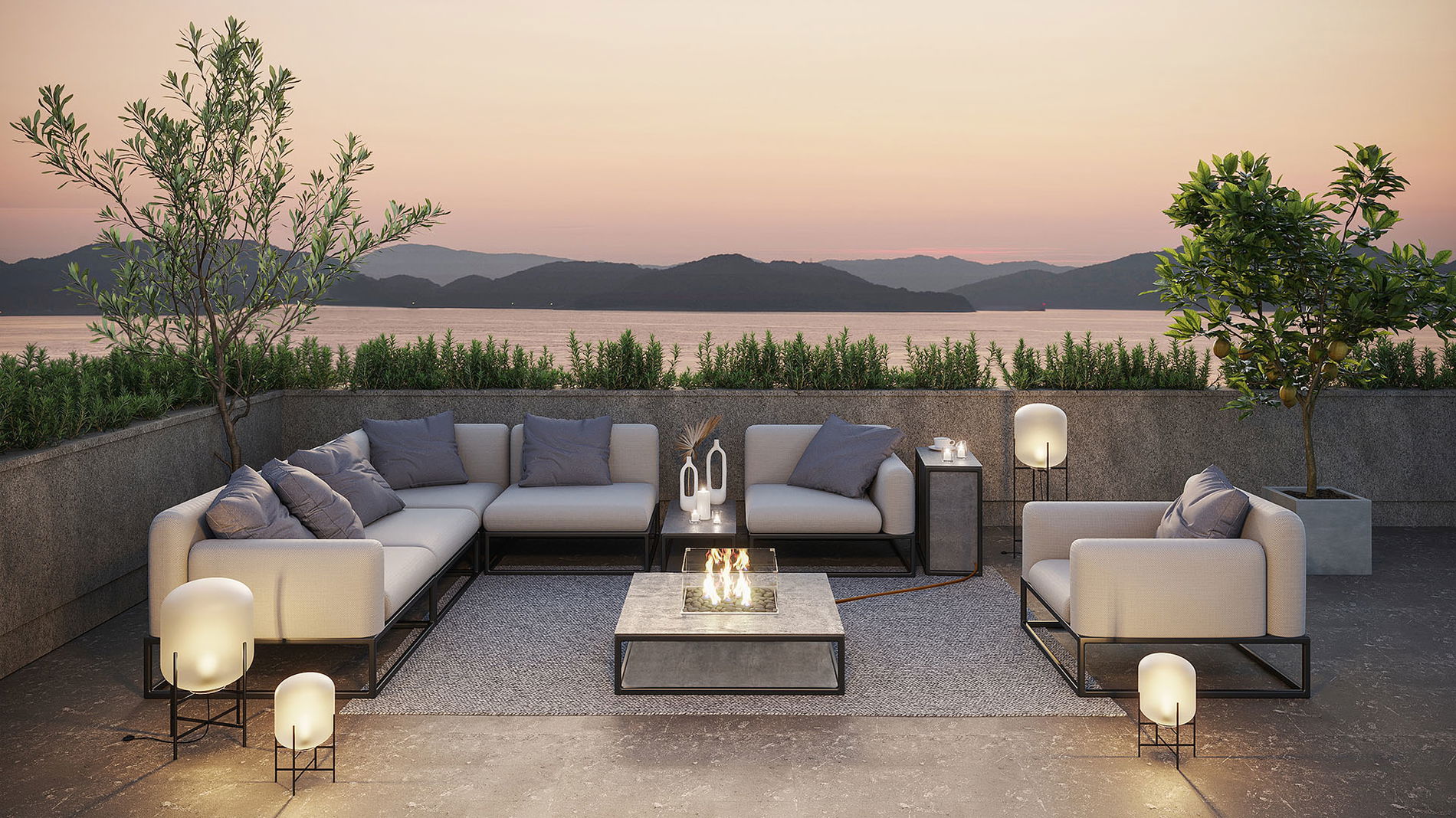 Soyo L con focolare da tavolo 30 mbar