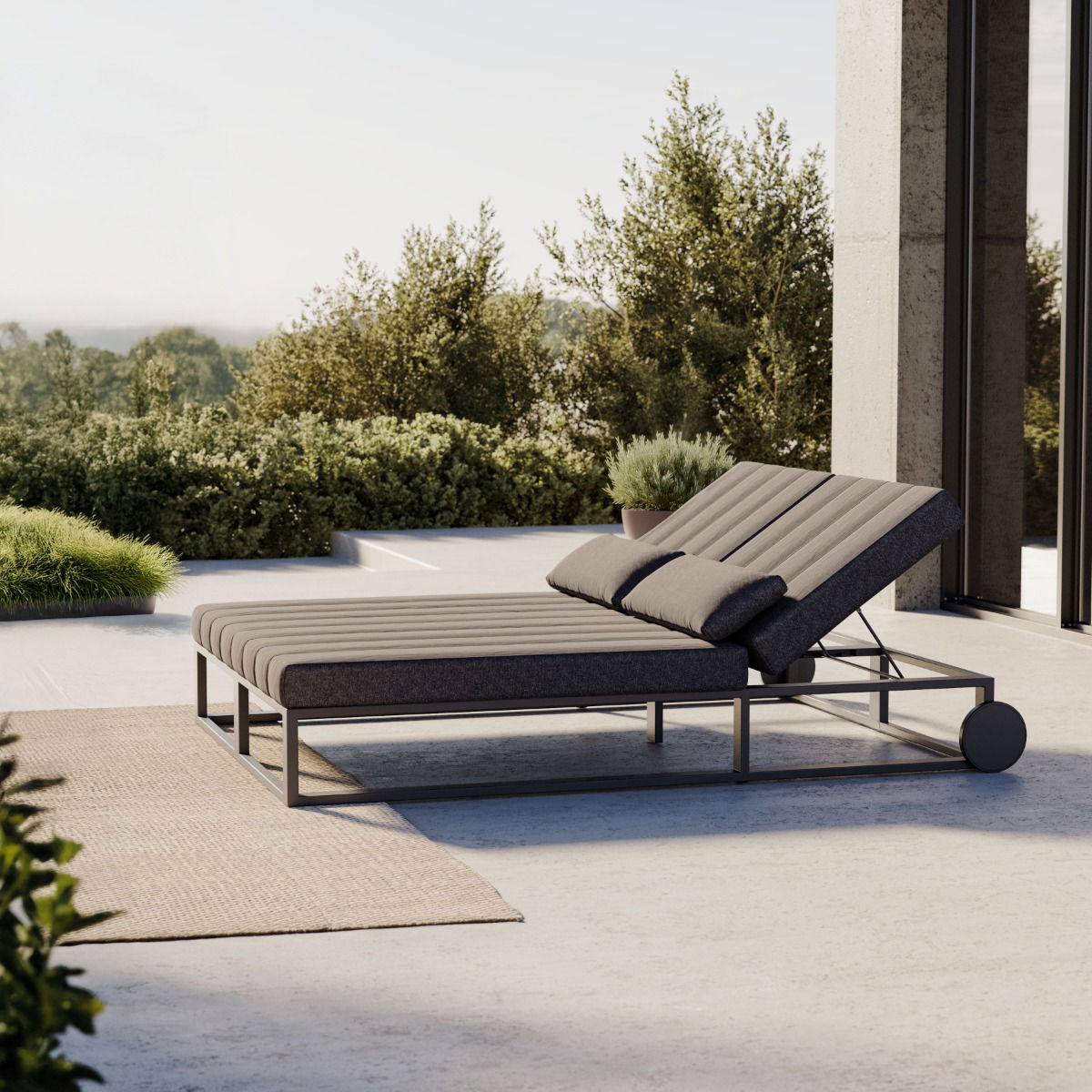 Stripe Lettino doppio