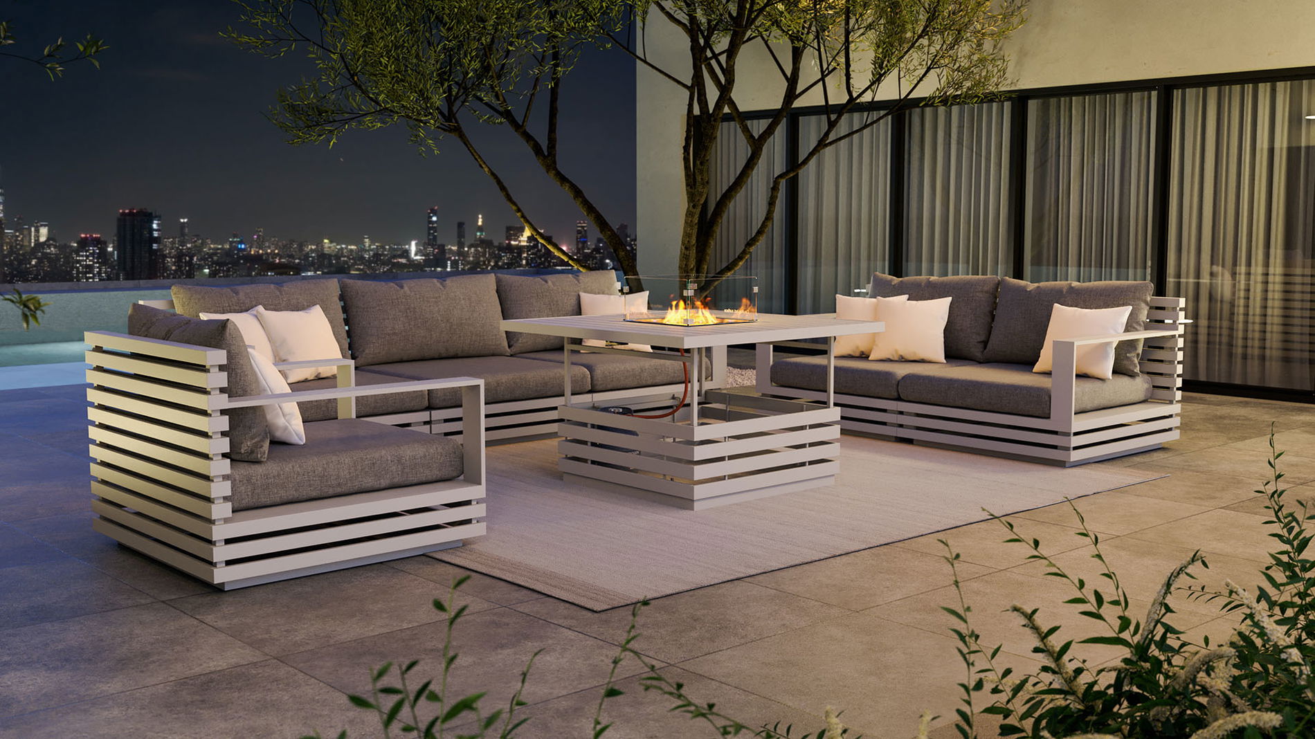 RN-4 L con focolare da tavolo