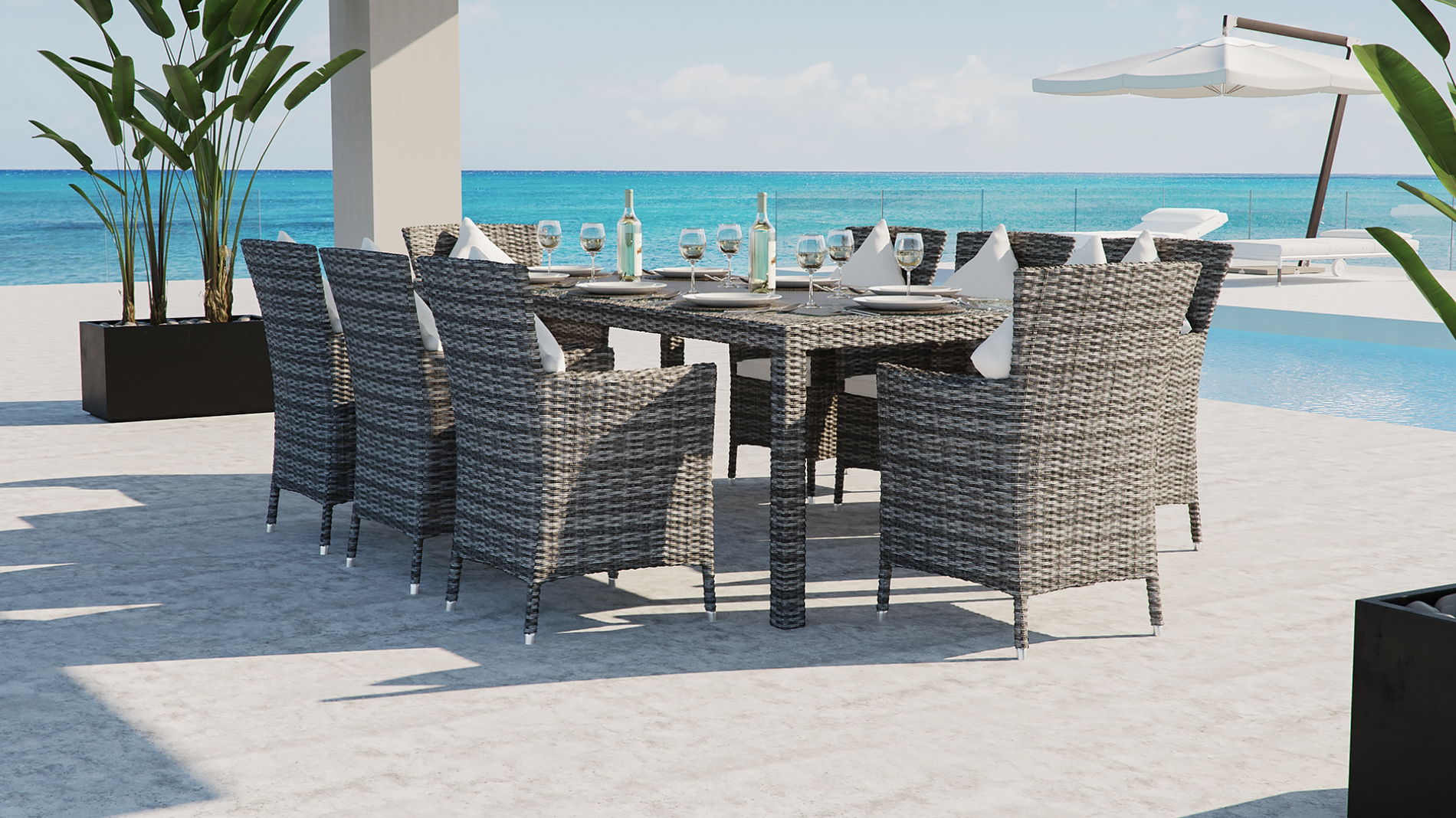 Ceres XL (Rattan hellbraun)