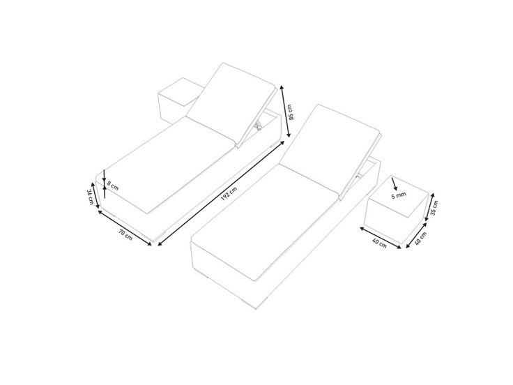 Dimensioni del prodotto - Likris L Set