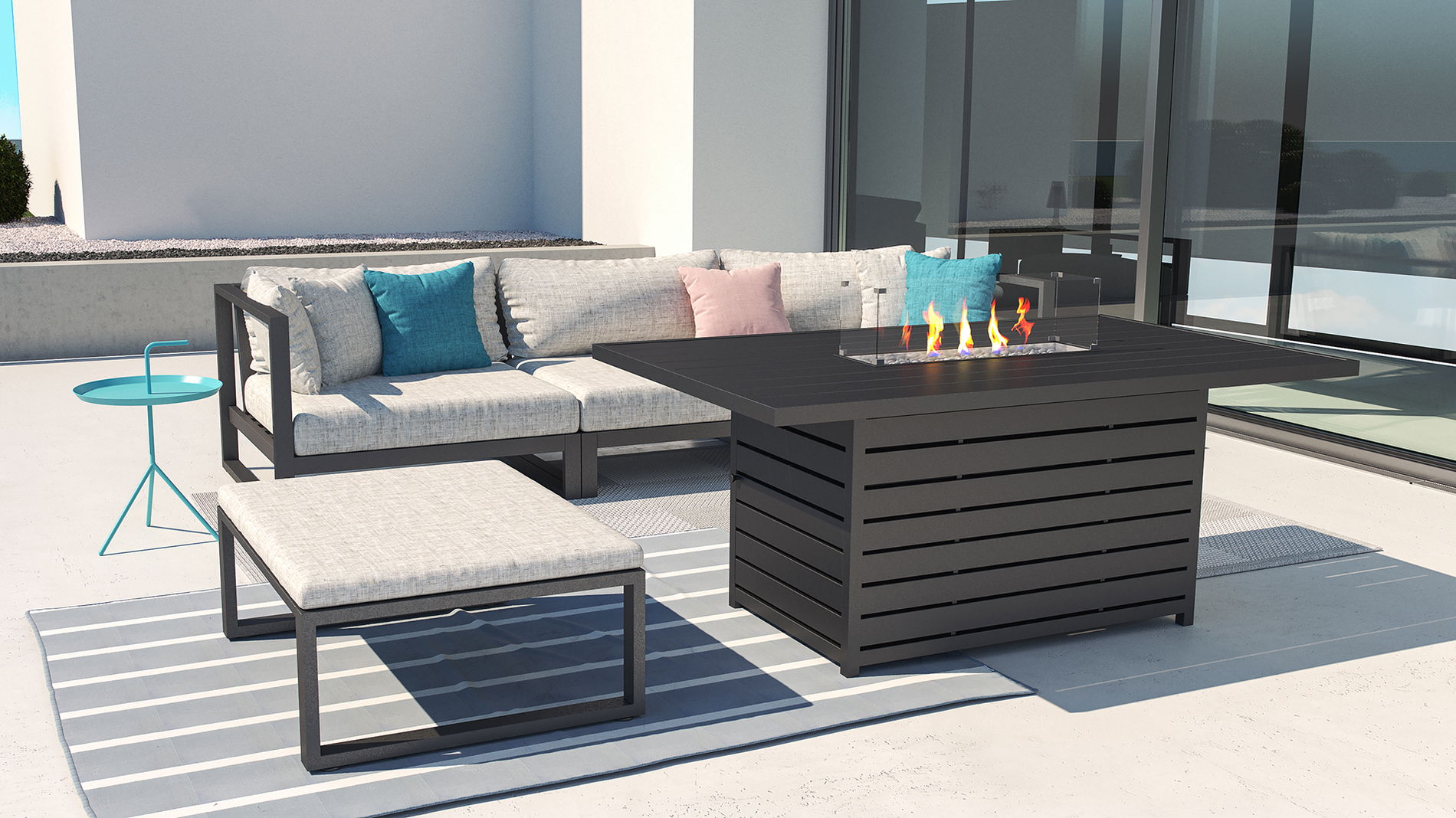 Matteo S con focolare da tavolo