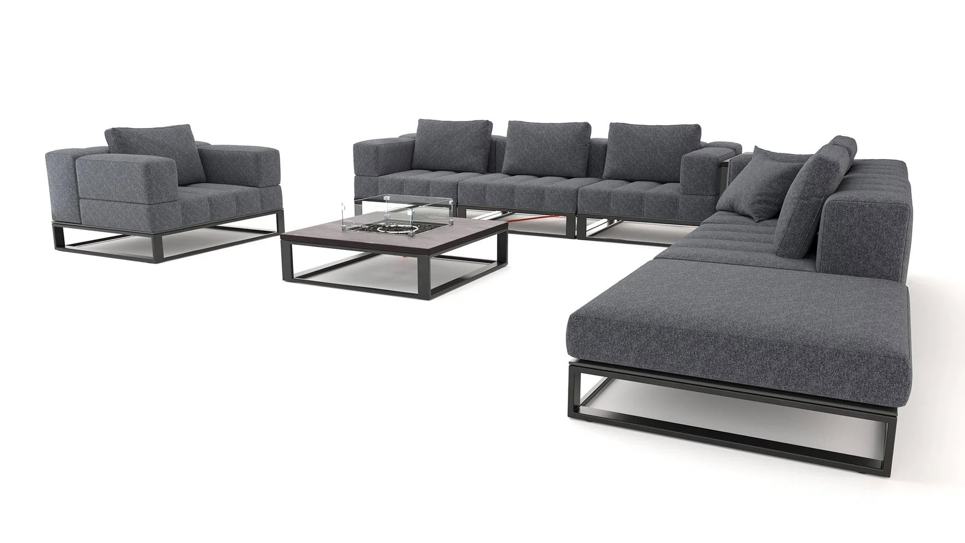  STRIPE XL MIT FEUERTISCH